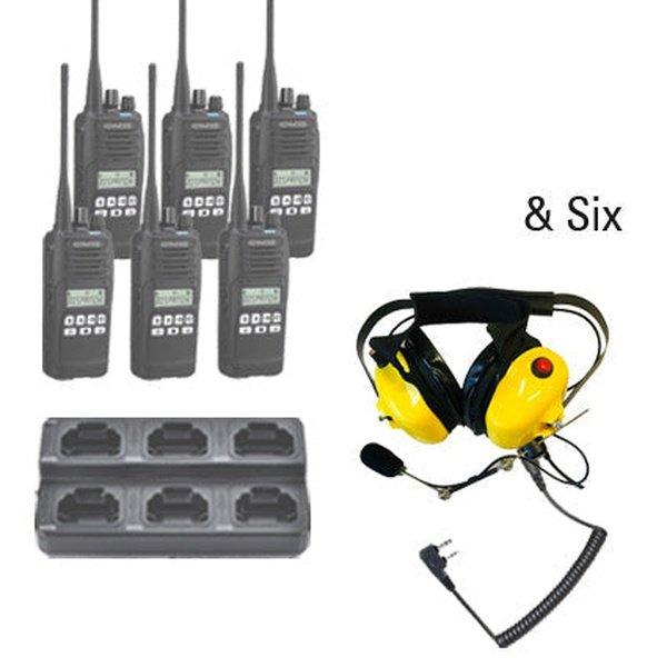 Kenwood NX - 1300 DMR / NXDN Two Way Radio Bundle Package - Kenwood - NX1300 - 6 - SHD