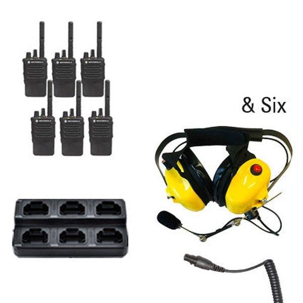 Motorola MotoTRBO Digital DP3441e DP4000e Radio Six Pack
