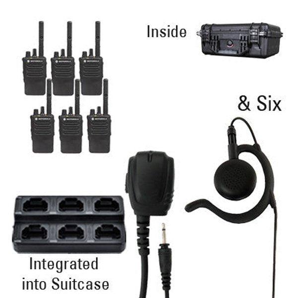 Motorola MotoTRBO Digital DP3441e DP4000e Radio Six Pack