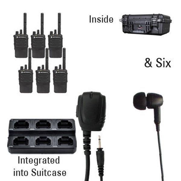 Motorola MotoTRBO Digital DP3441e DP4000e Radio Six Pack