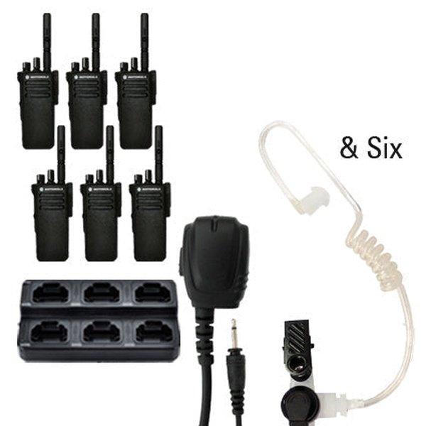 Motorola MotoTRBO Digital DP3441e DP4000e Radio Six Pack