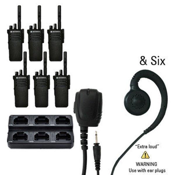 Motorola MotoTRBO Digital DP3441e DP4000e Radio Six Pack