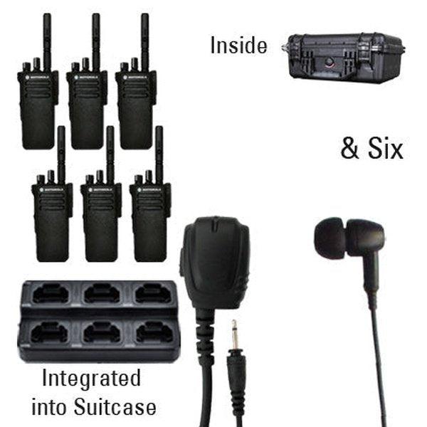 Motorola MotoTRBO Digital DP3441e DP4000e Radio Six Pack