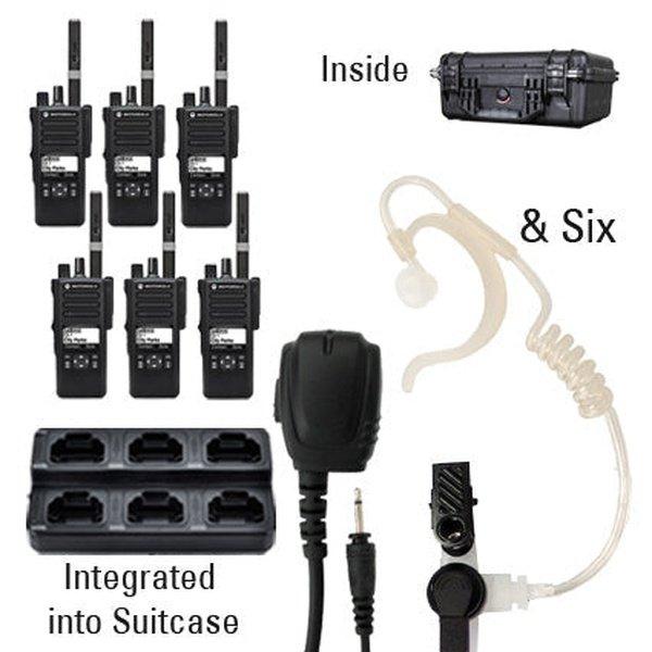 Motorola MotoTRBO Digital DP3441e DP4000e Radio Six Pack