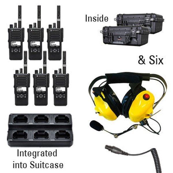 Motorola MotoTRBO Digital DP3441e DP4000e Radio Six Pack
