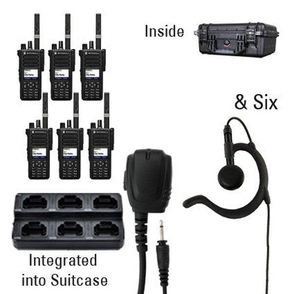 Motorola MotoTRBO Digital DP3441e DP4000e Radio Six Pack