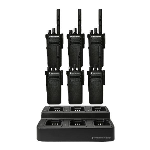 Motorola MotoTRBO Digital DP3441e DP4000e Radio Six Pack